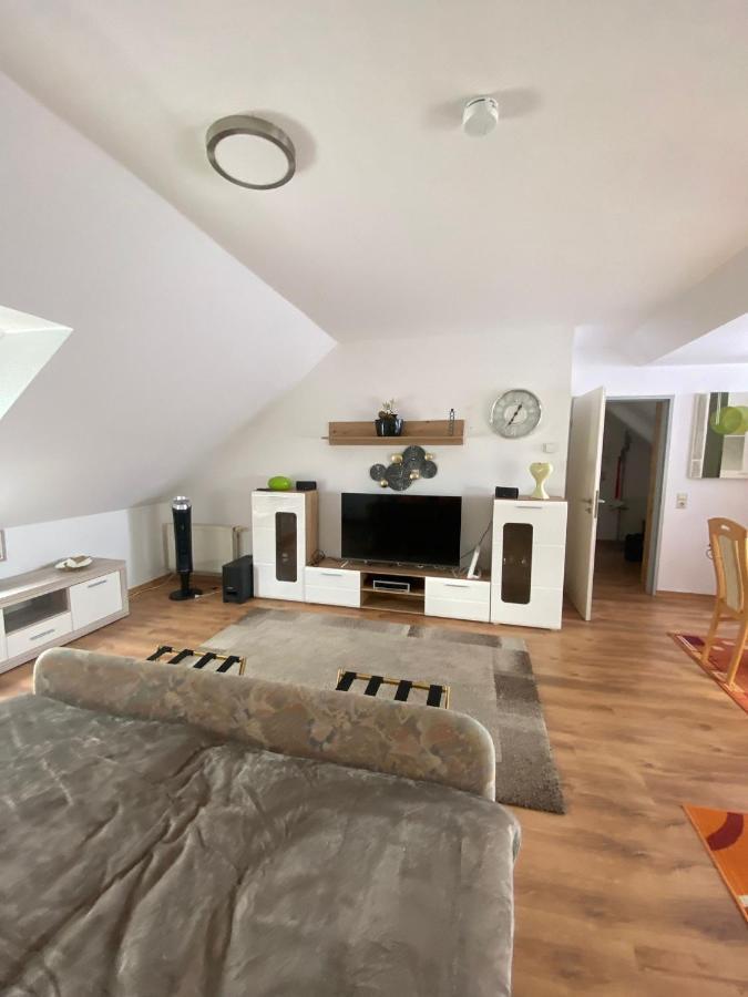 Dachgeschoss Apartment Mit Ausblick Halle  Extérieur photo